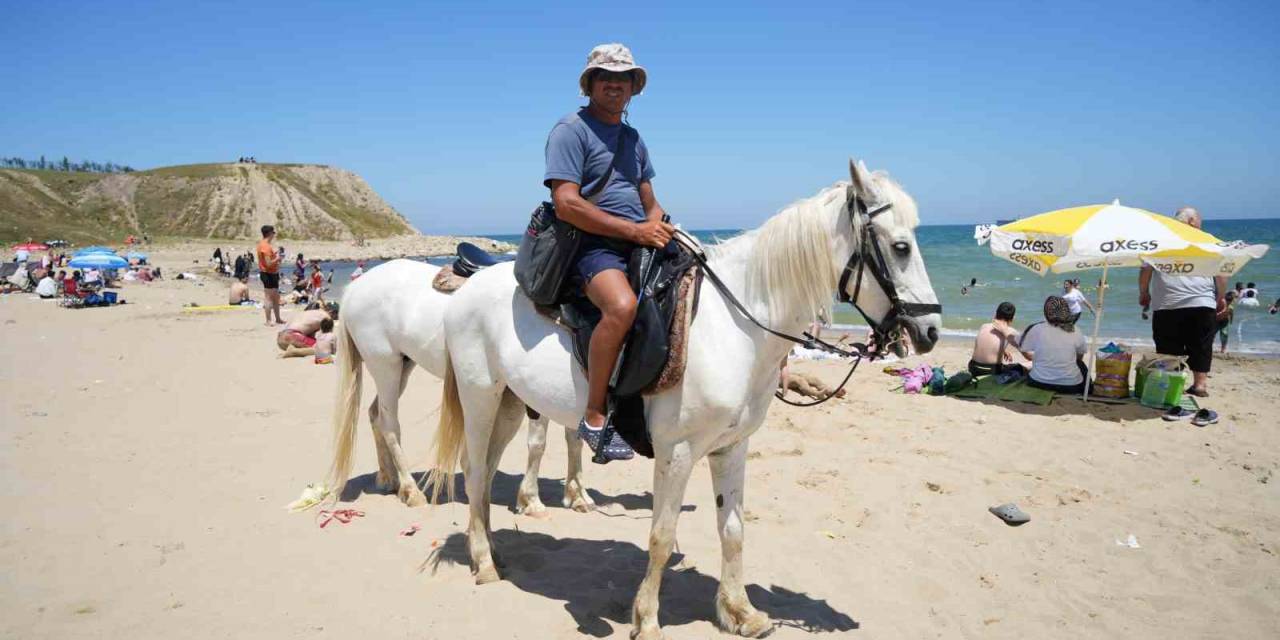 Kısırkaya Plajında Bayram Tatili Yoğunluğu