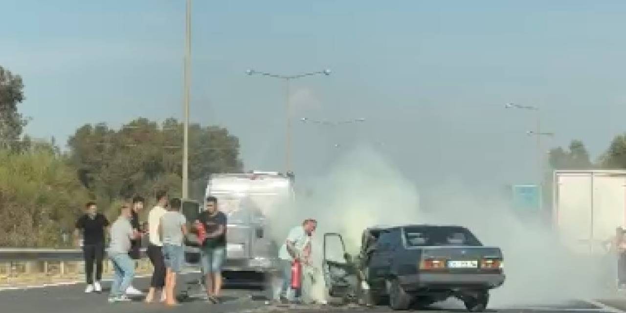 Aydın-izmir Otoyolu’nda Trafik Kazası: 1 Ölü, 2 Yaralı