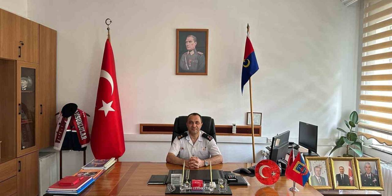 Vezirköprü İlçe Jandarma Komutanı Çetinkaya’nın Tayini Çıktı