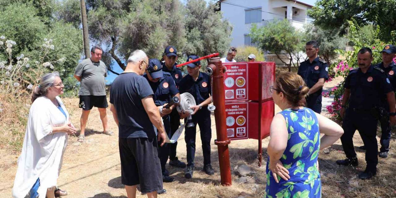 Fethiye Şövalye Adası Sakinlerine Yangın Eğitimi