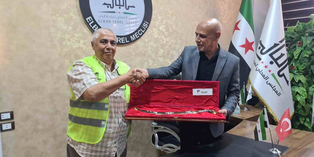 İmkander’den El Bab Yerel Meclisi Başkanı Seçilen Sabbag’a Ziyaret