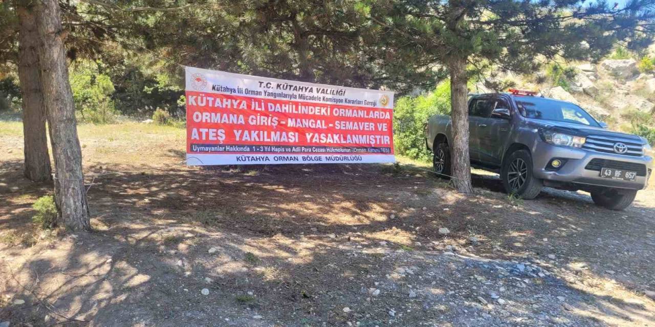 Kütahya’da Orman Yangınlarına Karşı Seferberlik