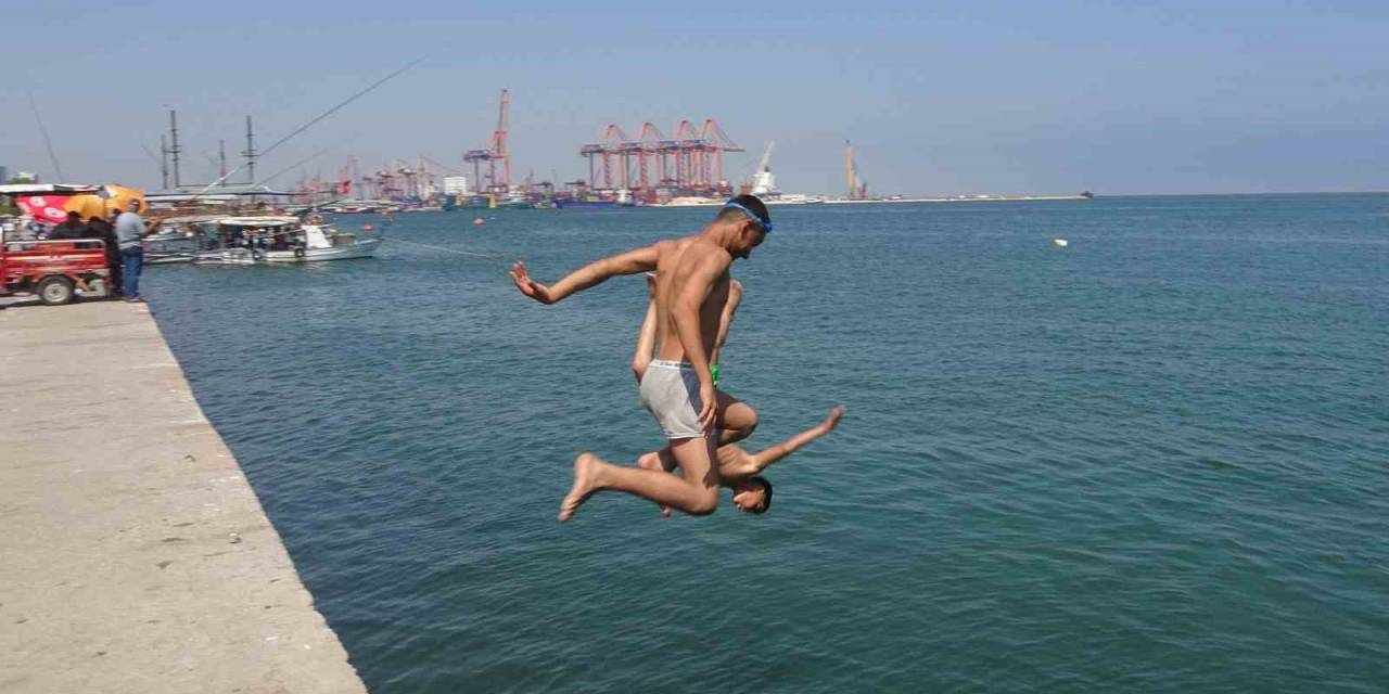 Mersin’de Nem Oranı Yüzde 75’lere Ulaşırken, Hissedilen Hava Sıcaklığı 35 Dereceyi Aştı