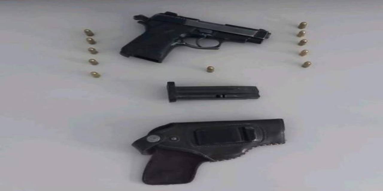 Dur İhtarına Uymayan Şüpheli Ruhsatsız Tabanca İle Yakalandı