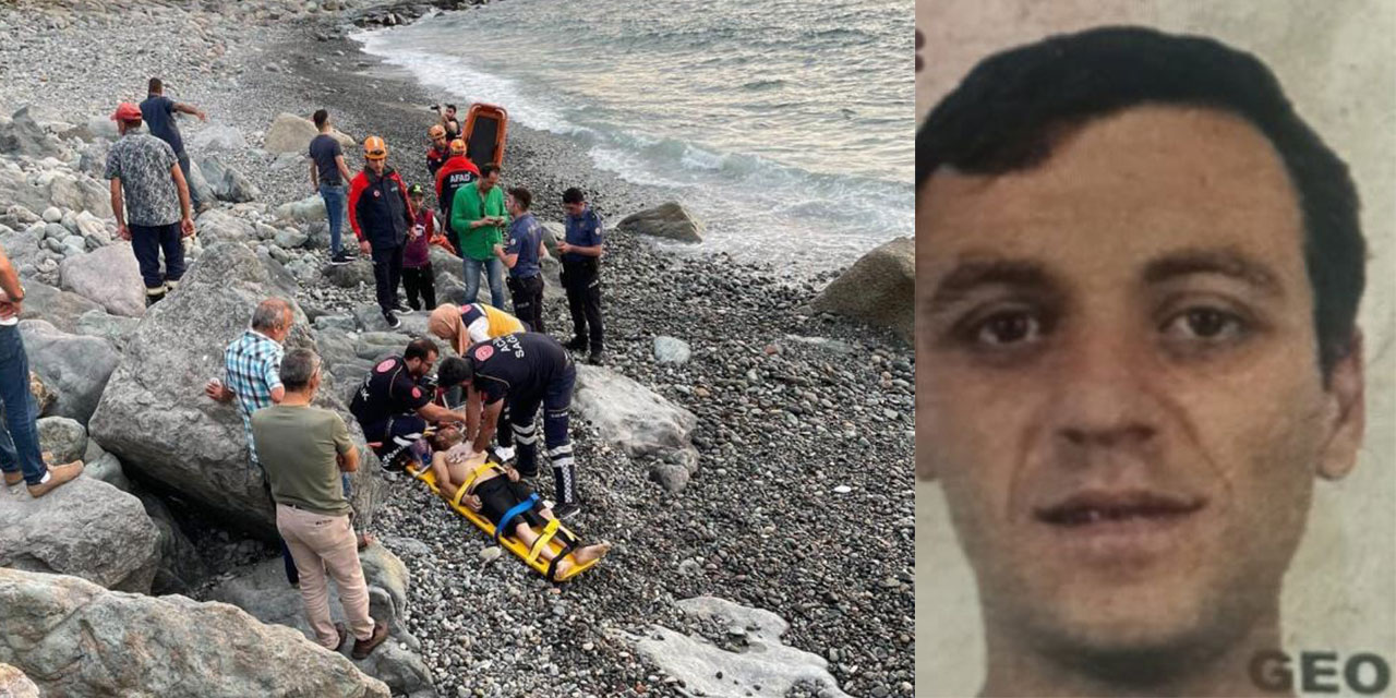 Rize'de denize giren Gürcistan uyruklu 2 kişi hayatını kaybetti