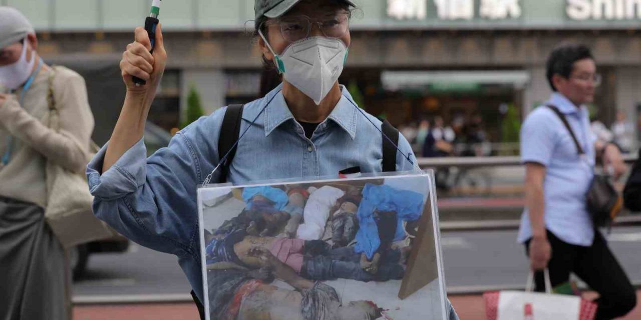 Gazze’de Yaşanan İnsanlık Dramı Tokyo’nun Kalbinde Canlandırıldı