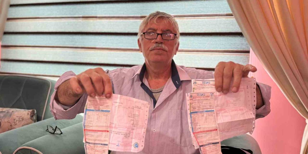 Emekli Vatandaşa 2 Bin 564 Tl’lik Su Faturası Şoku: "Ben Hamam Çalıştırmıyorum"