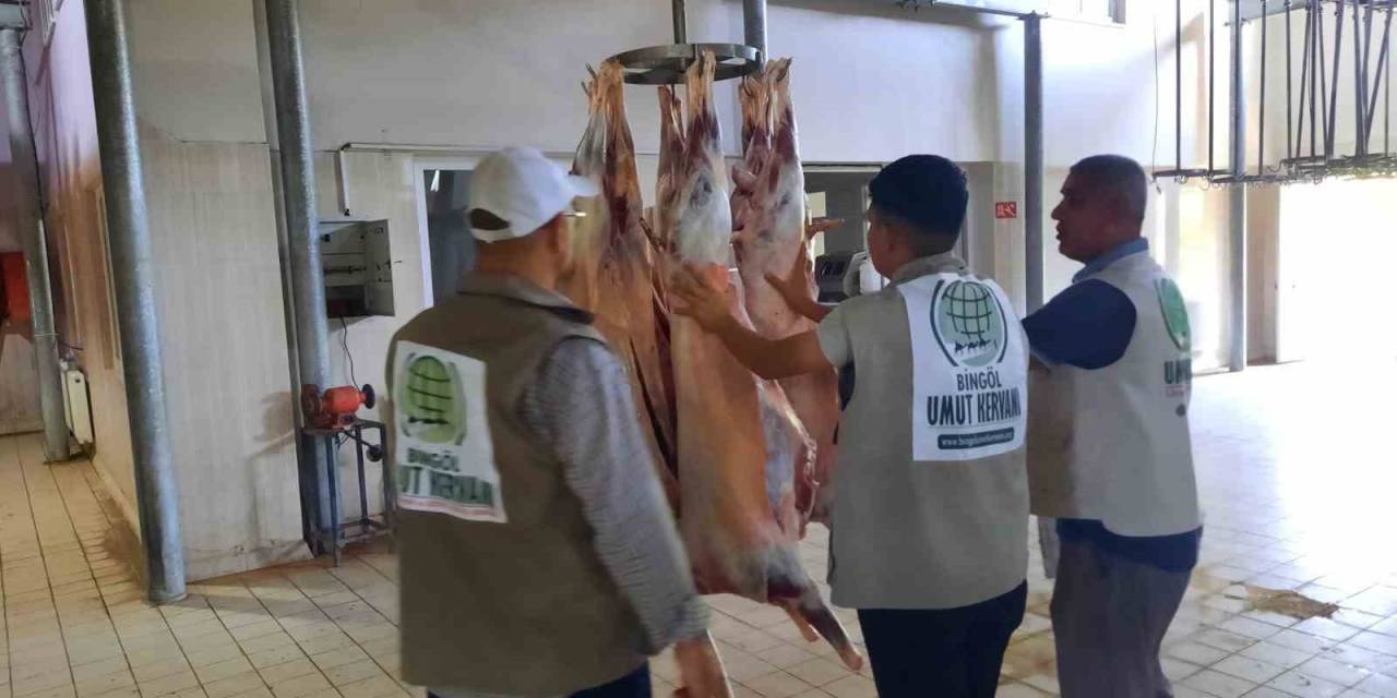 Bingöl’de 2 Bin Aileye Kurban Eti Dağıtıldı