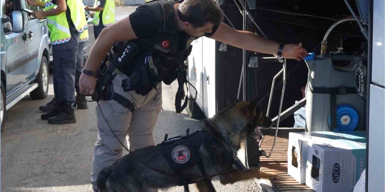 43 İlin Geçiş Güzergahında Narkotik Denetimi: Araçlar Tek Tek Duruldu