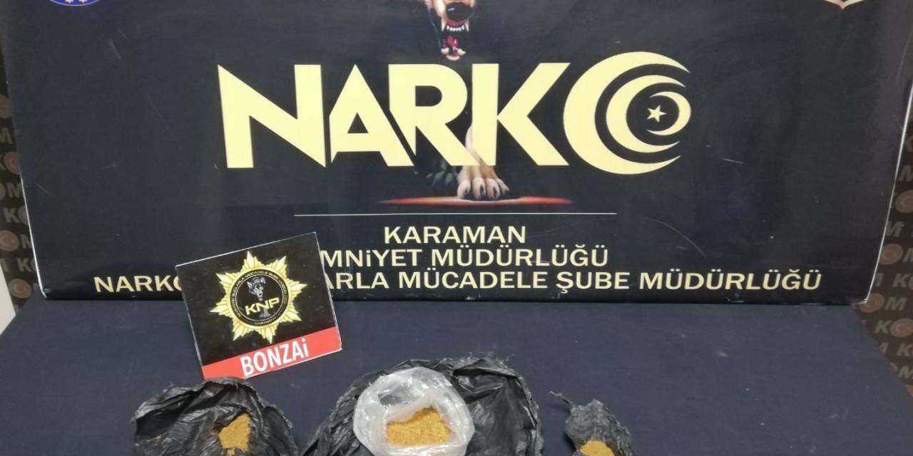 Karaman’da 1 Kişi Uyuşturucudan Tutuklandı