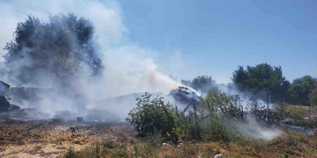 Samanlık Alev Alev Yandı