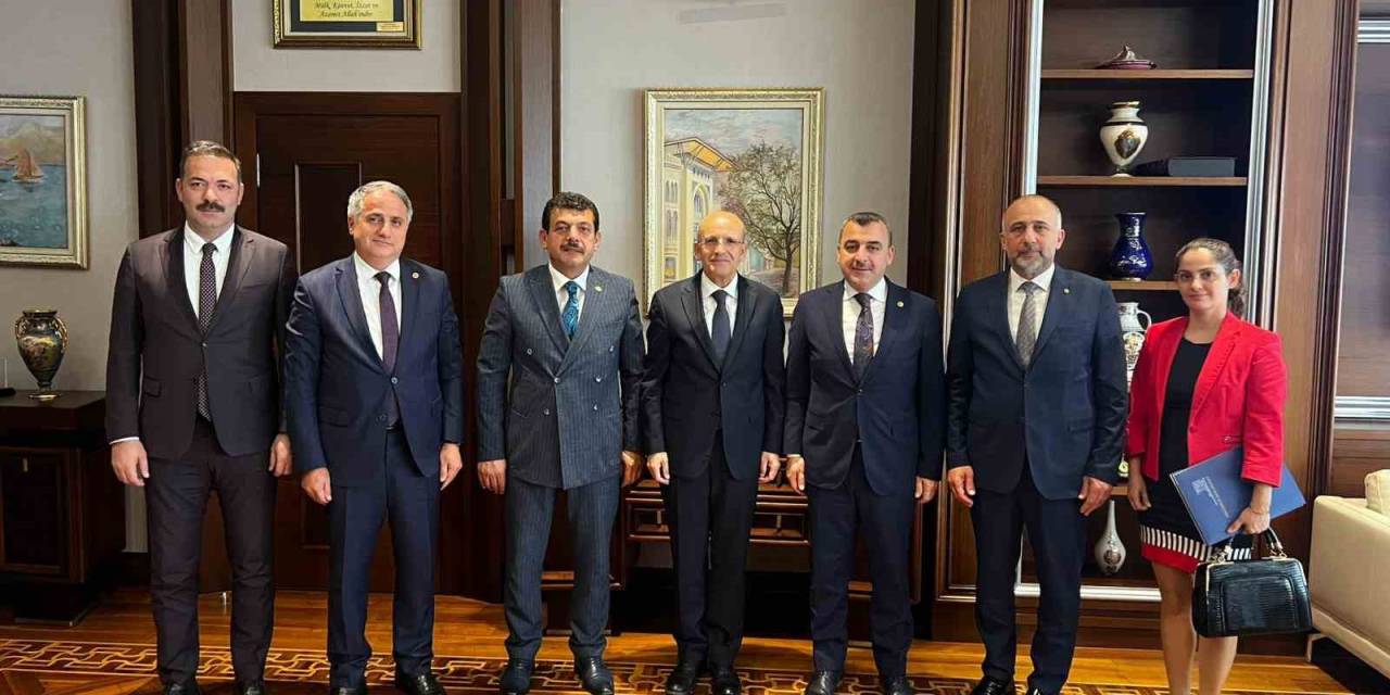 Ak Parti Heyetinden Bakan Şimşek’e Ziyaret