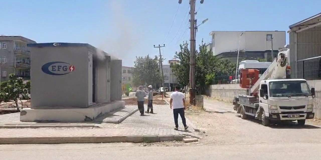 Trafodan Yükselen Dumanlar Korkuttu