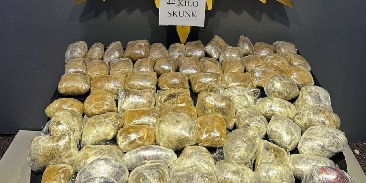 Malatya’da 44 Kilogram Skunk Ele Geçirildi