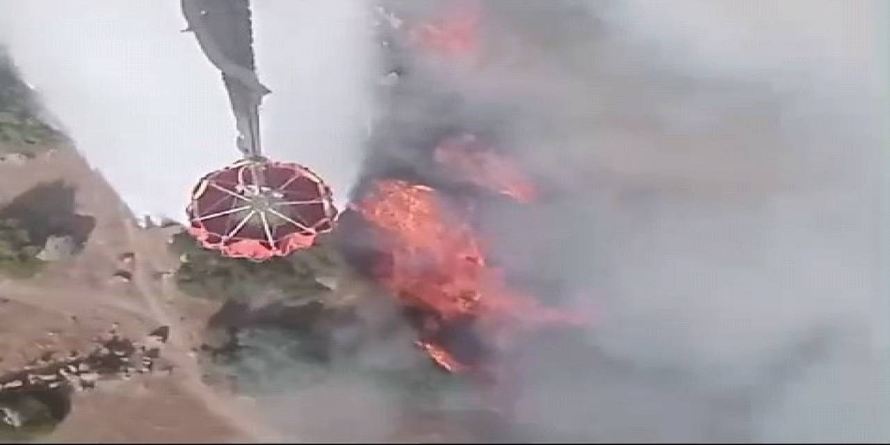 Manisa’da Ormanlık Alanda Yangın