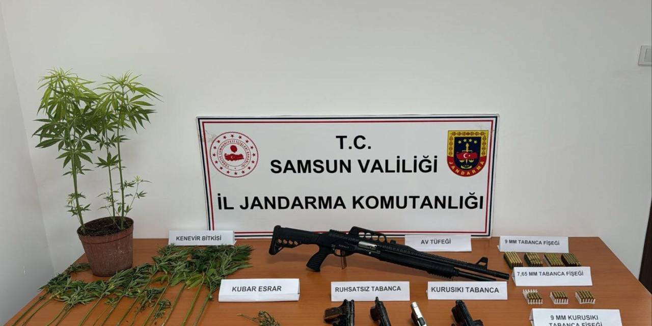 Jandarmadan Uyuşturucu Ve Silah Operasyonu: 2 Gözaltı