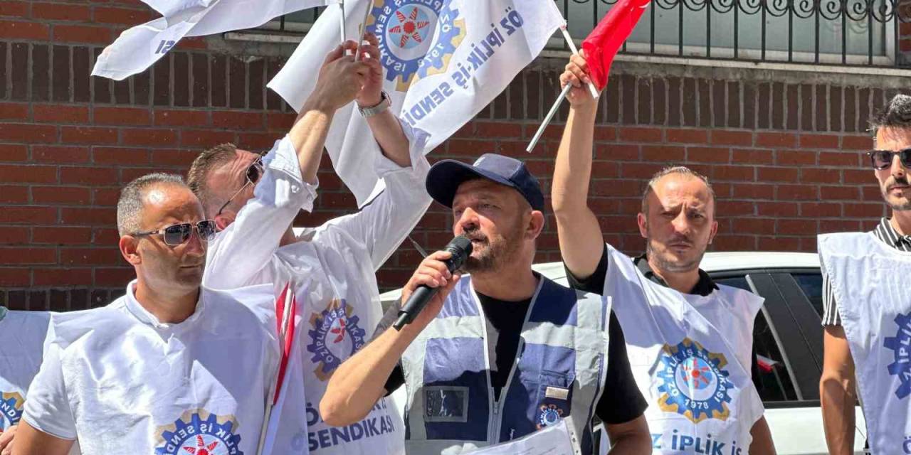 İkitelli Organize Sanayi Bölgesi’nde Akort İşçileri İçin Basın Açıklaması