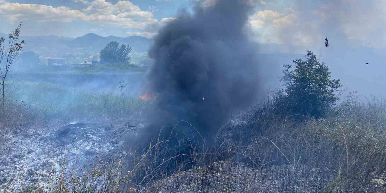 Otluk Alanda Korkutan Yangın
