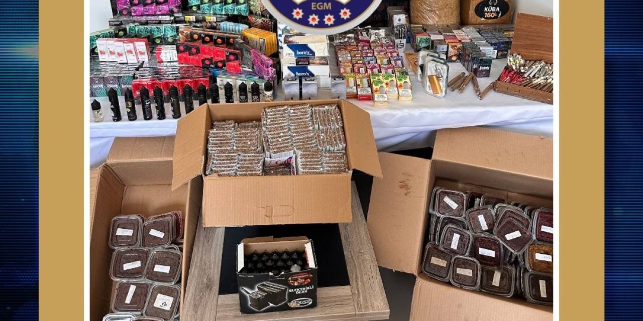 Bingöl’de Kaçak Sigara Ve Malzemeler Ele Geçirildi