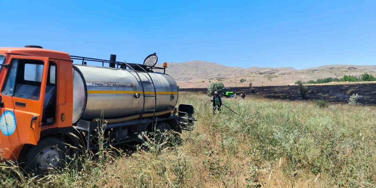 Malatya’da, Korkutan Yangın