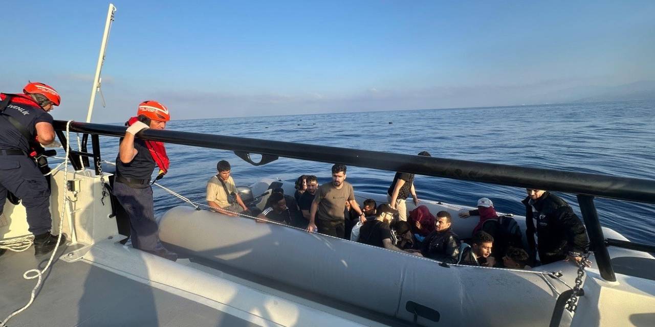 Kuşadası’nda 19 Düzensiz Göçmen Kurtarıldı