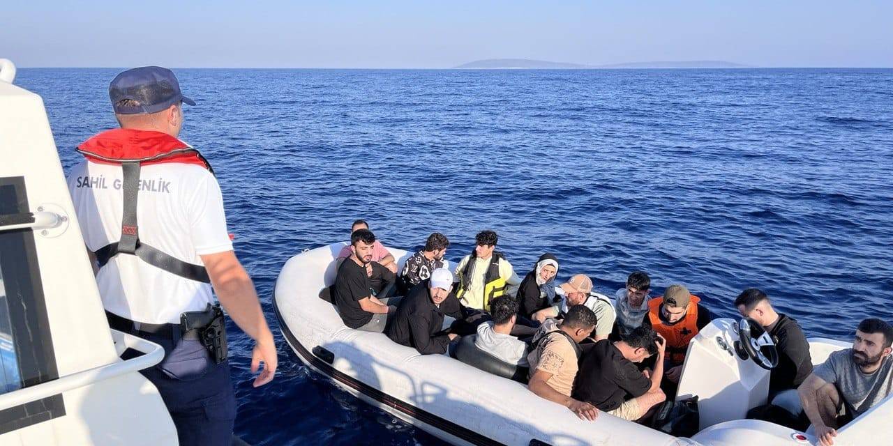 Aydın’da 15 Düzensiz Göçmen Kurtarıldı