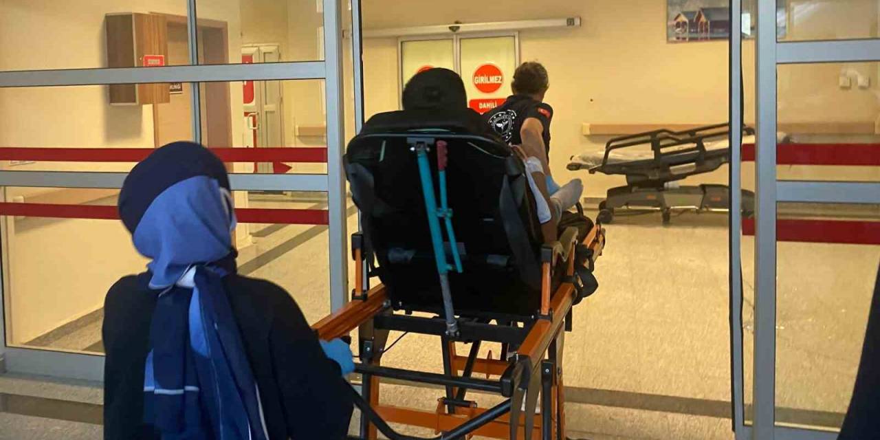 Budama Yaparken Tahra İle Kendini Yaraladı