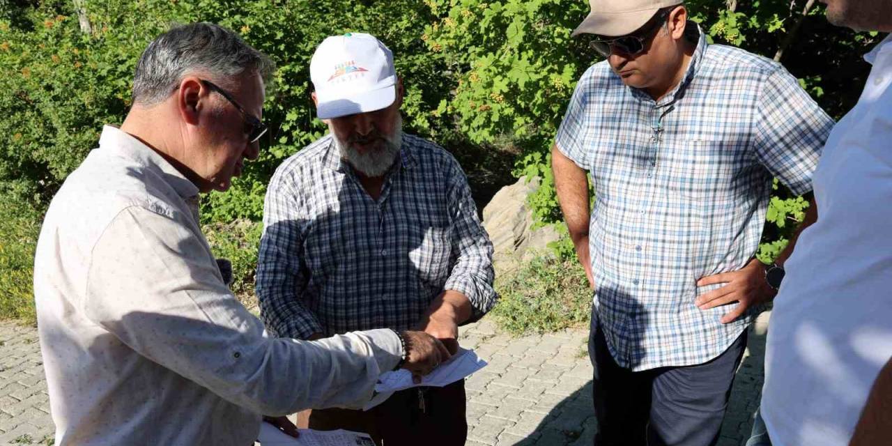 Başkan Özdoğan Çağlayan Bölgesi’ni İnceledi