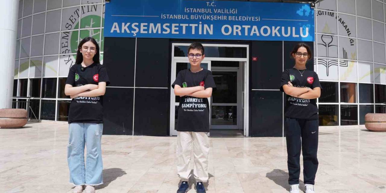 Başakşehir’de Aynı Okuldan Üç Lgs Şampiyonu Çıktı