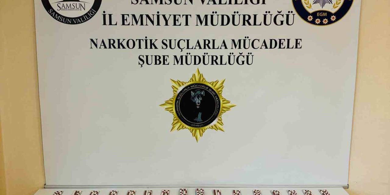 Samsun’da 952 Adet Sentetik Ecza İle Yakalanan Şahıs Tutuklandı