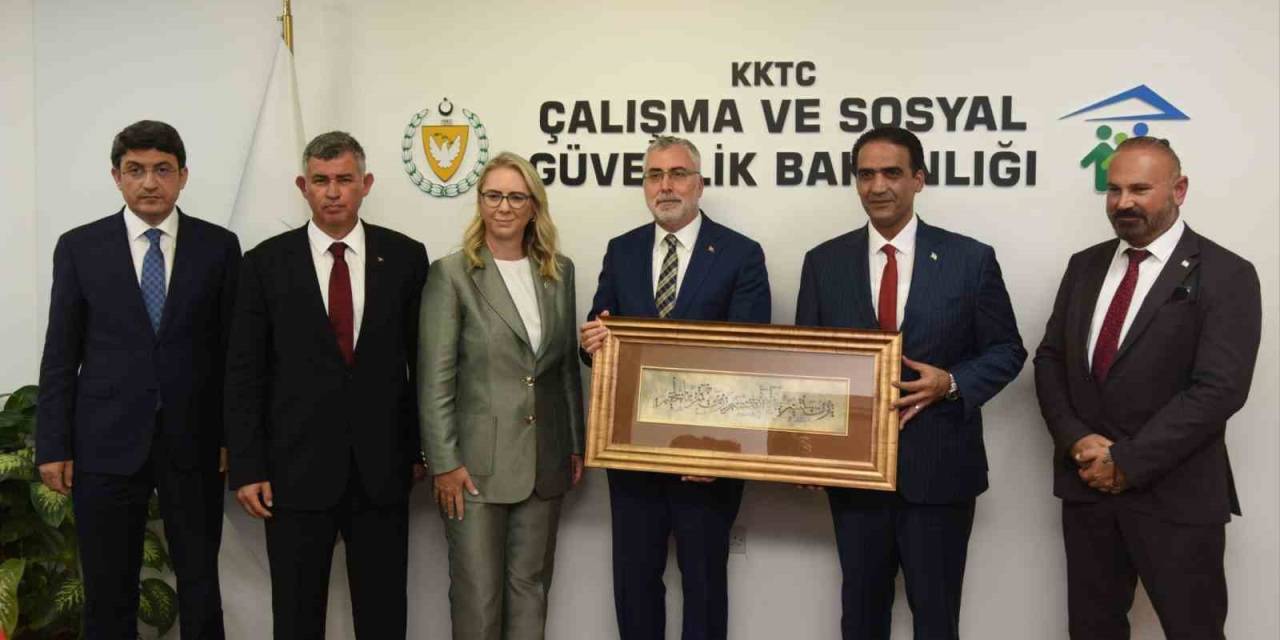 Bakan Işıkhan, Kktc’li Mevkidaşı Gardiyanoğlu İle Görüştü