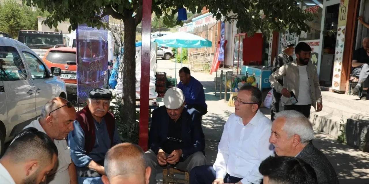 Vali Polat, Vatandaşlarla Çay İçti, Sohbet Etti