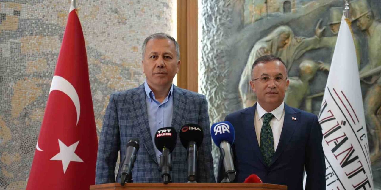 Bakan Ali Yerlikaya Gaziantep’te