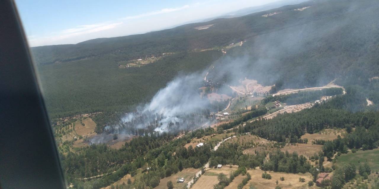 Bursa’nın Dağ İlçesinde Orman Yangını
