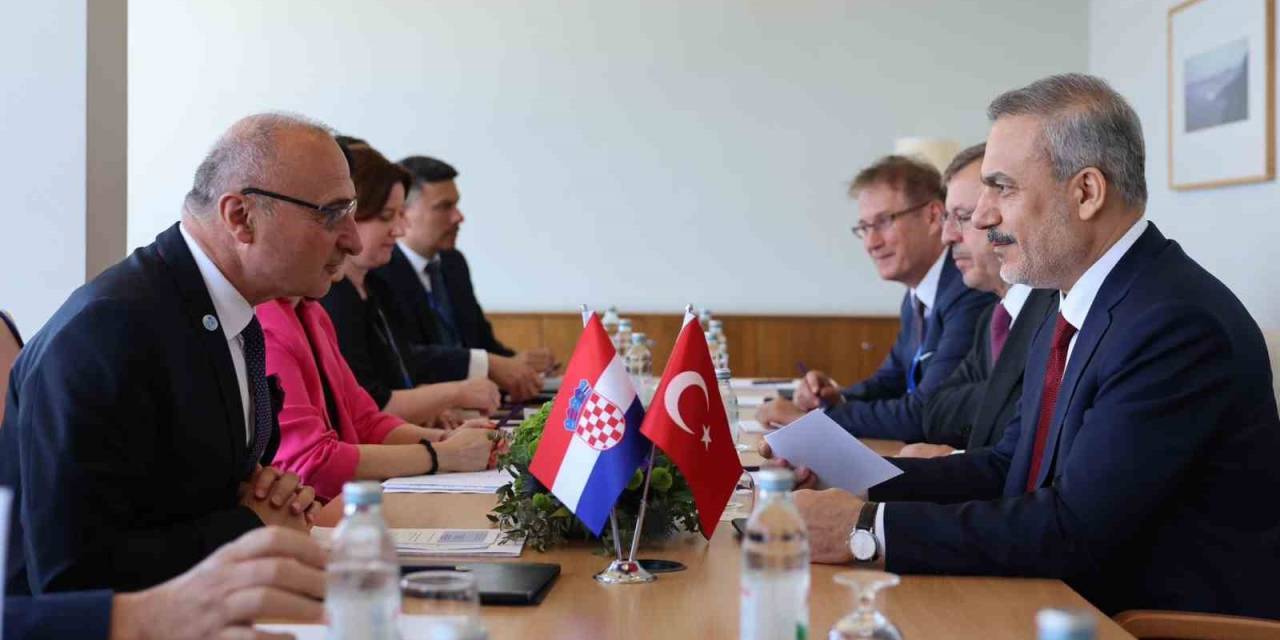 Bakan Fidan, Hırvatistan Dışişleri Bakanı Radman İle Görüştü