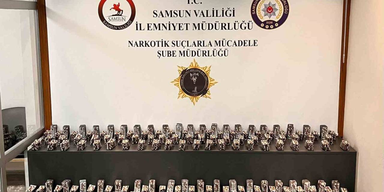 Samsun’da 19 Bin 558 Adet Sentetik Ecza Ele Geçirildi: 3 Gözaltı