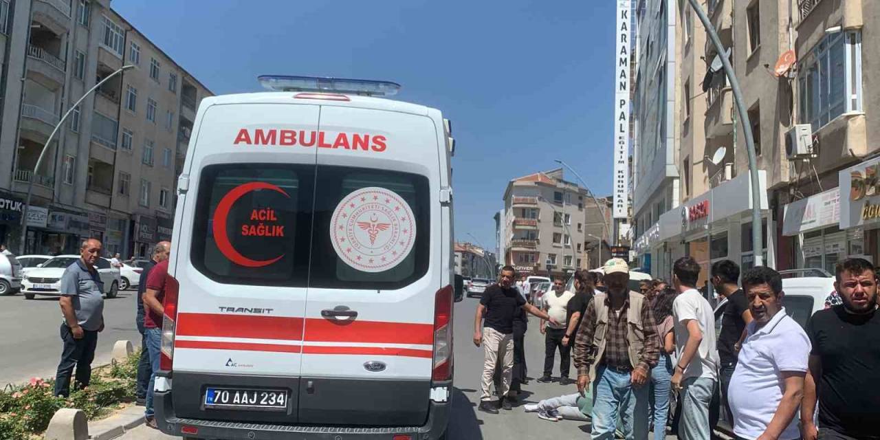 Karaman’da Otomobilin Çarptığı Kadın Yaralandı