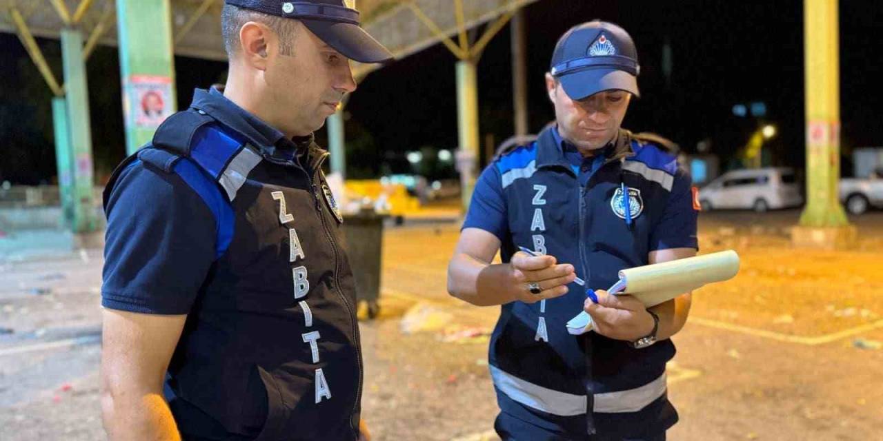 Çorum Zabıtasından, Temizlik Kurallarına Uymayan Pazarcı Esnafına Ceza