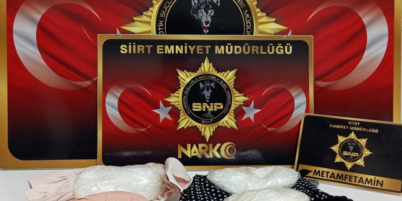 Siirt’te Metamfetamin Ele Geçirildi