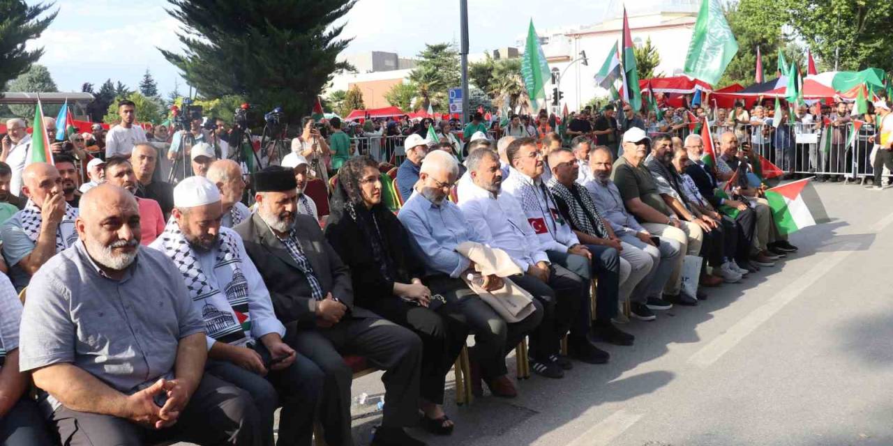 Malatya’da “Büyük Gazze Mitingi”