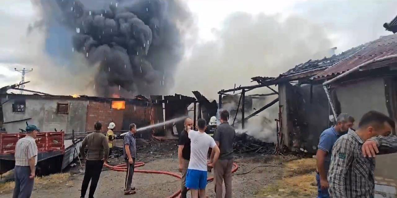 Tokat’ta Korkutan Yangın