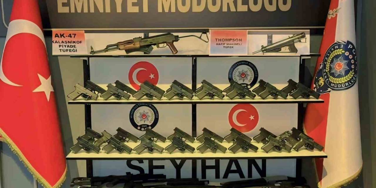 Seyhan Polisi 65 Silah Ve Çeşitli Suçlardan Aranan 211 Kişi Yakaladı