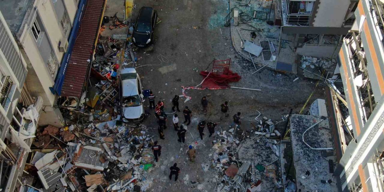 Torbalı’da Patlamanın Olduğu Bölgede Hasar Tespit Çalışmaları Başladı