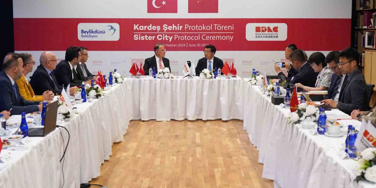 Beylikdüzü İle Beijing-daxing Havalimanı Kenti Kardeş Şehir Oldu