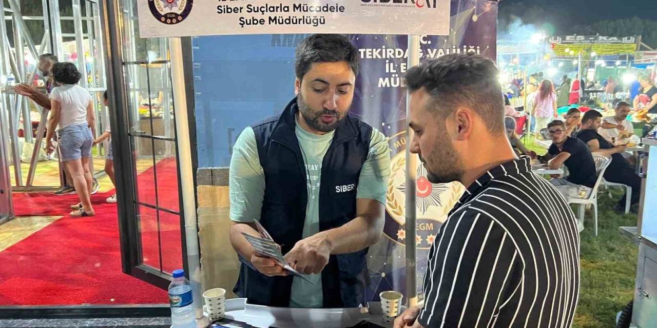 Tekirdağ Emniyeti, 9 Bin Kişiye Siberay’ı Anlattı