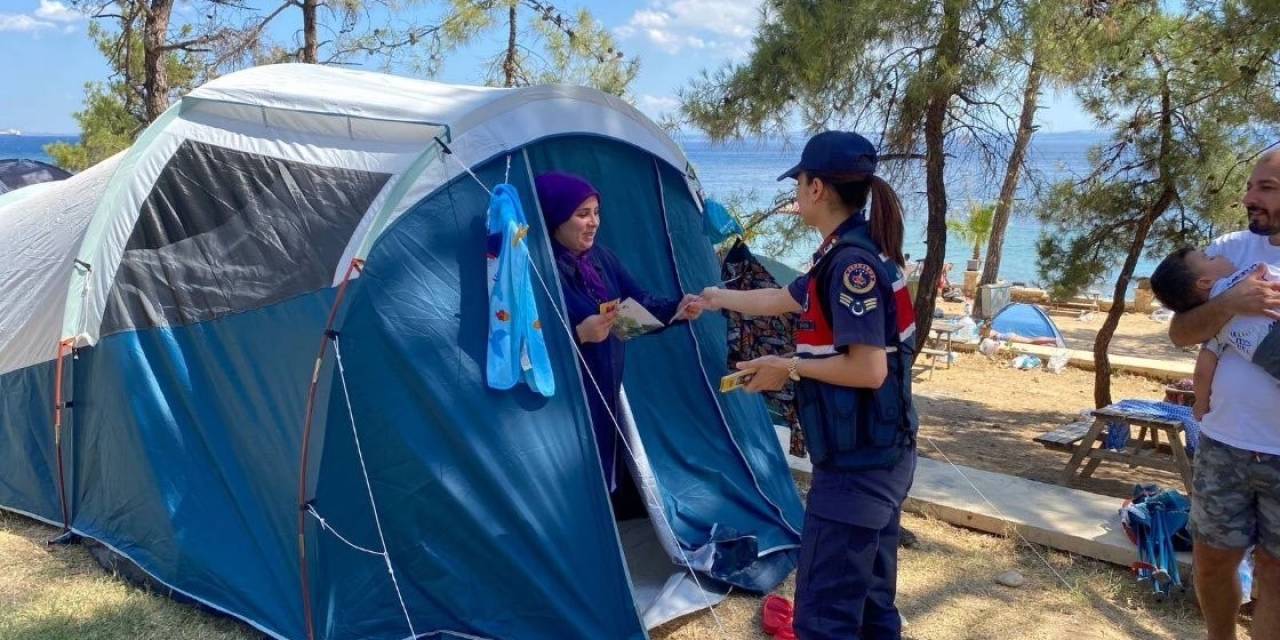 Edirne’de Jandarması Tatilcilerin Huzurunu Güvenliğini Sağlıyor
