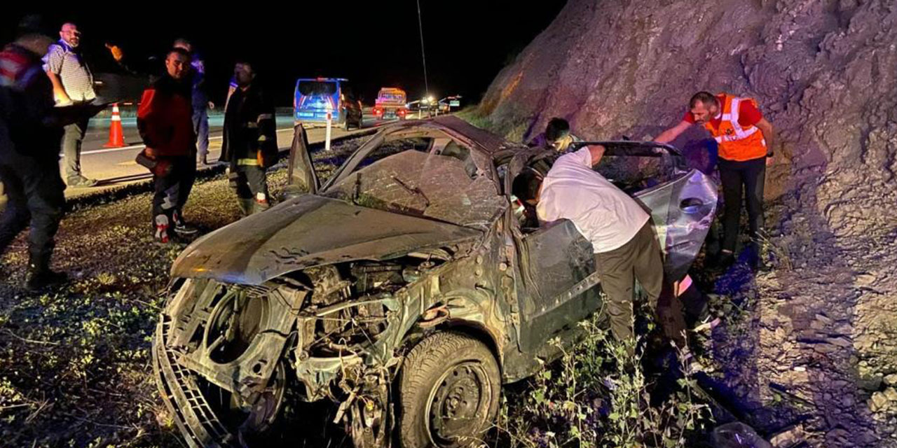 TEM’de feci kaza: 1 ölü, 2 yaralı