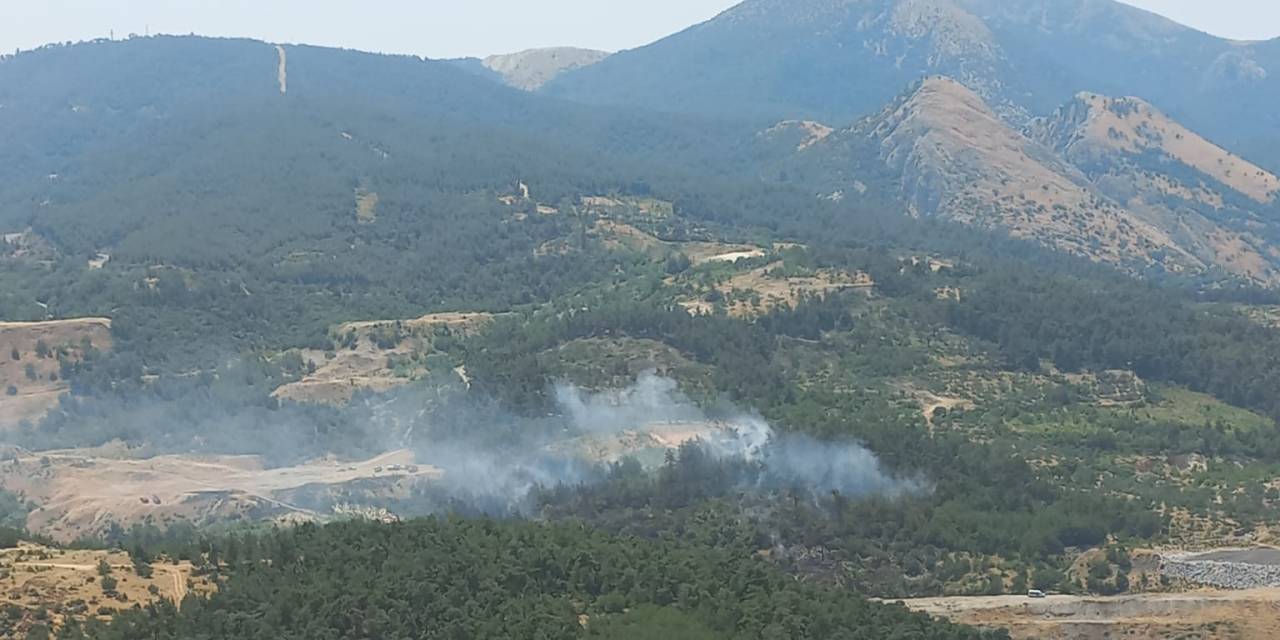 Soma’da Orman Yangını Kontrol Altında