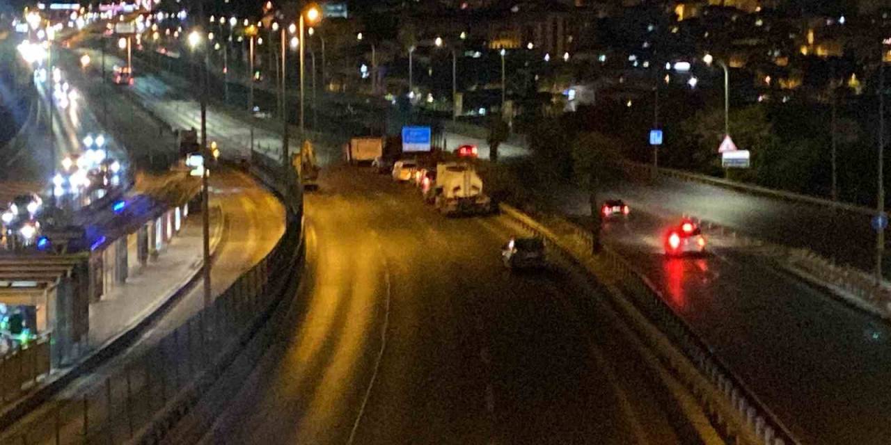 Haliç Köprüsü’nde Asfalt Yenileme Çalışması: Ankara İstikameti Trafiğe Kapatıldı