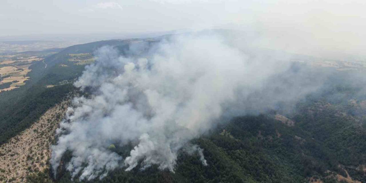 Kastamonu’daki Orman Yangını Sürüyor: Havadan Görüntülendi